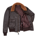 Flight Cockpit Shearling Leather Jacket