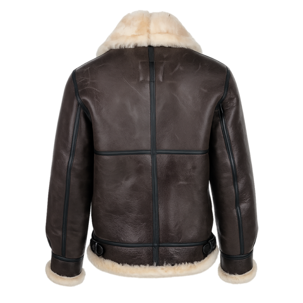 Aviator Brown Shearling Jacket