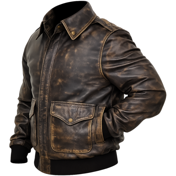 A2 Distressed Leather Jacket