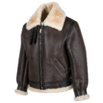 Aviator Brown Shearling Jacket
