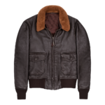 Flight Cockpit Shearling Leather Jacket