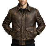 A2 Distressed Leather Jacket