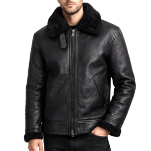 Men B3 Real Leather Shearling Jacket