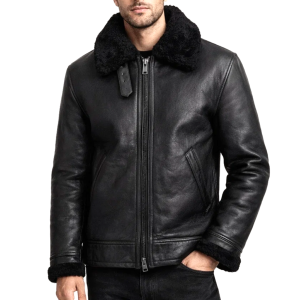 Men B3 Real Leather Shearling Jacket